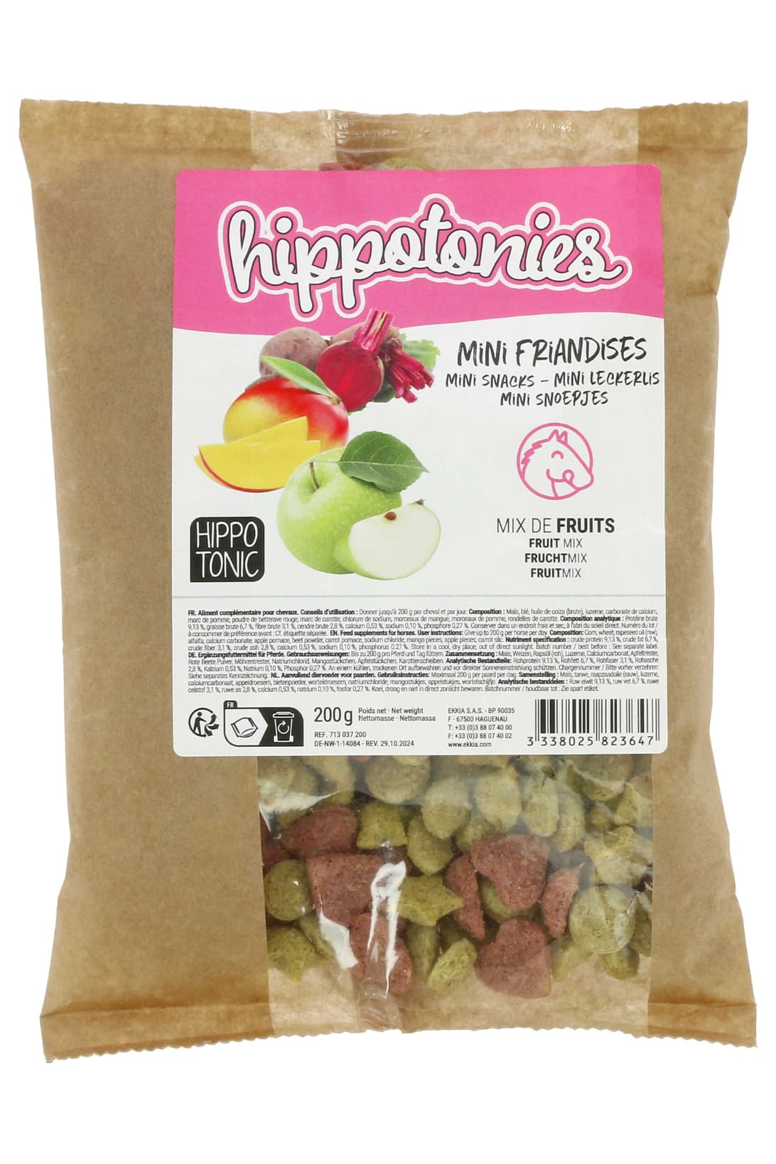 Mini friandises HIPPOTONIES - Mix de fruits