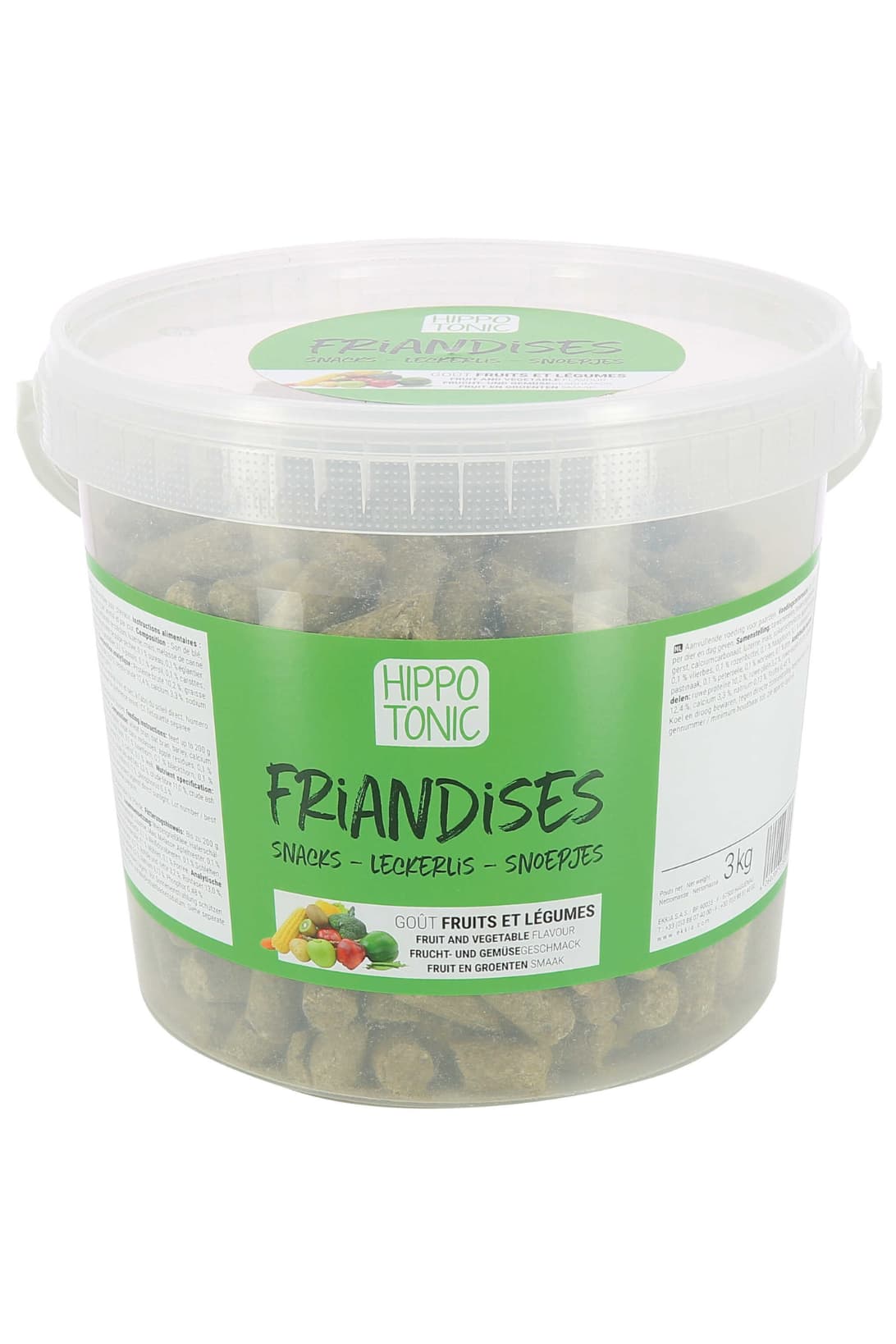 Friandises HIPPOTONIC, goût fruit et légumes