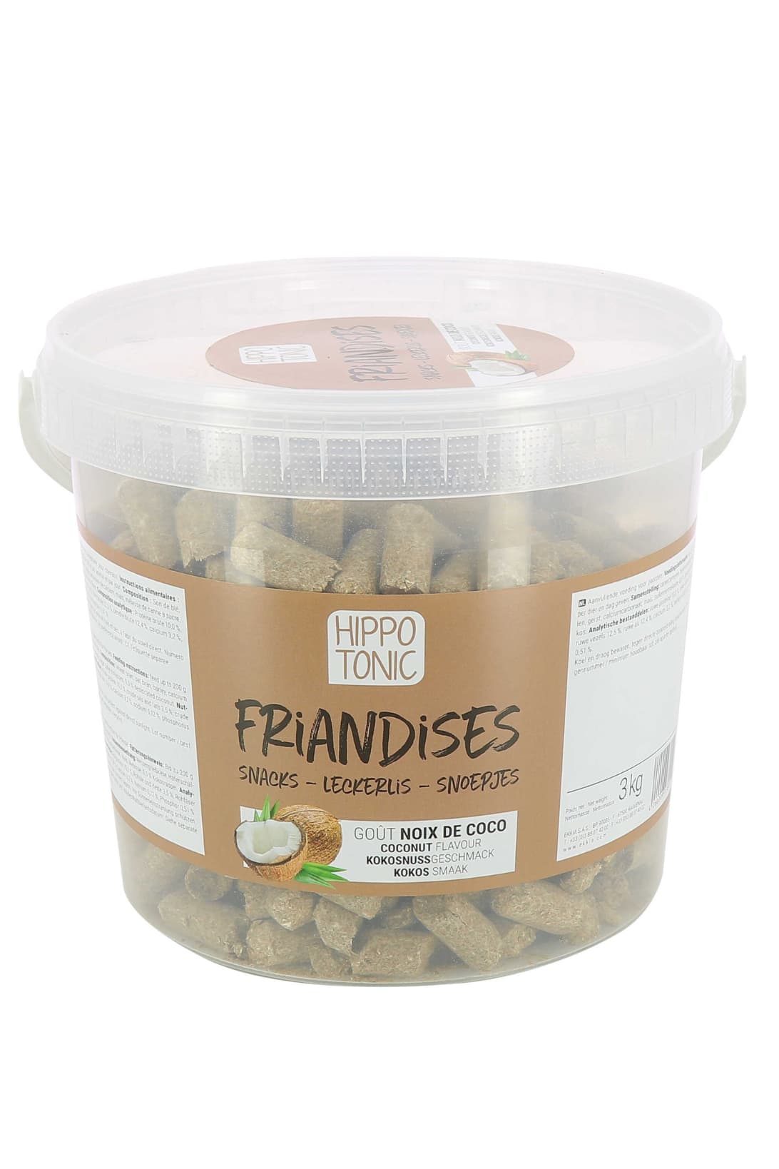 Friandises HIPPOTONIC, goût noix de coco