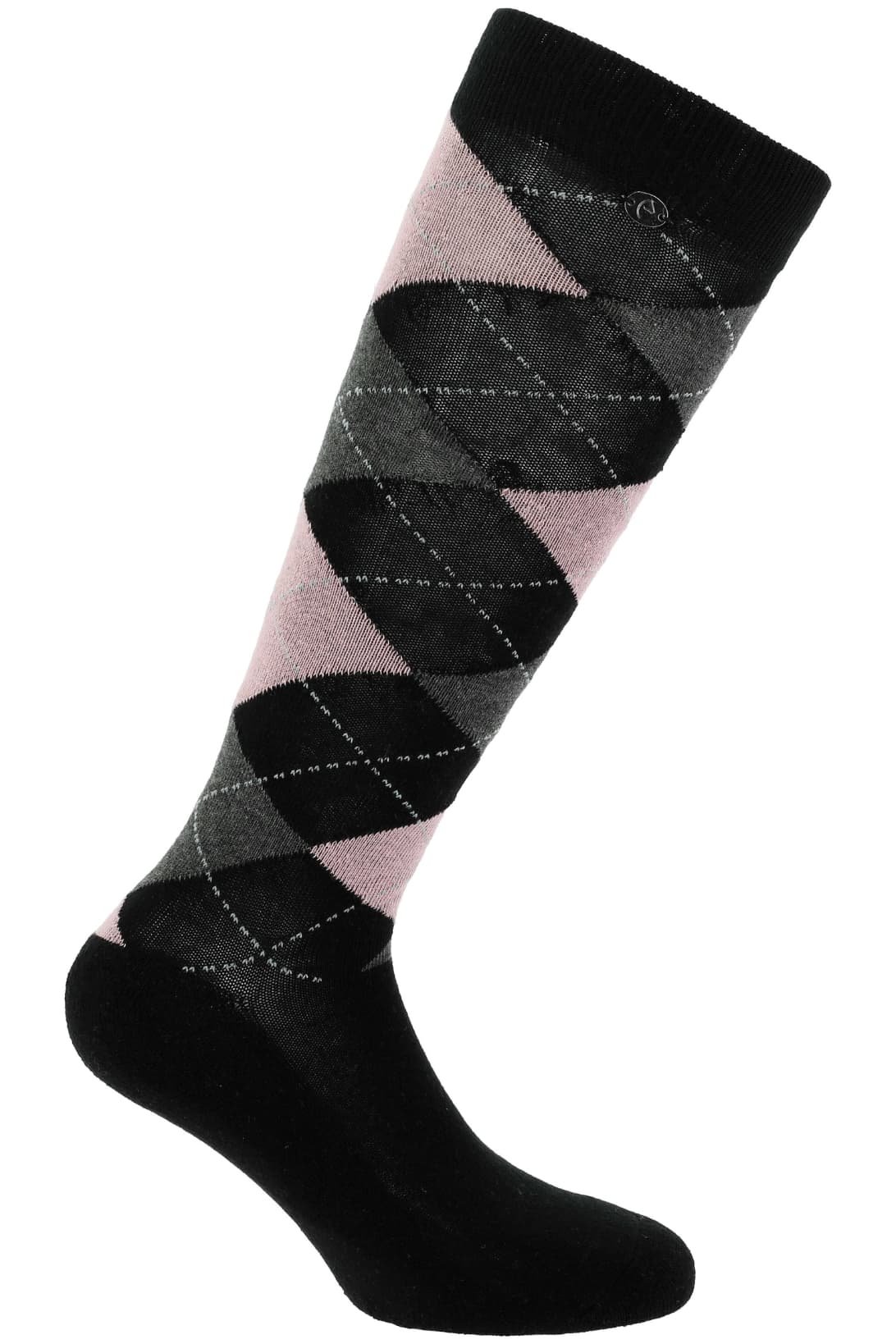 EQUITHEME Chaussettes Argyle écru / taupe 35-38 EQUITHEME Chaussettes Argyle écru / taupe 35-38