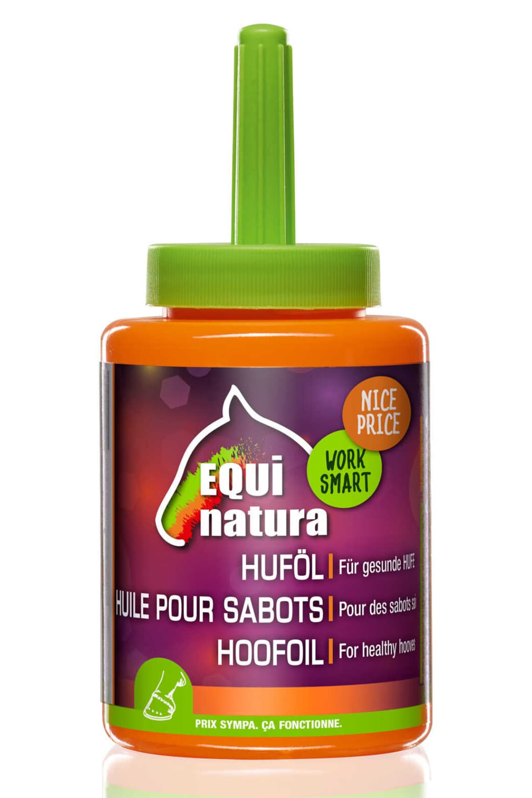 Huile pour sabots EQUINATURA avec pinceau