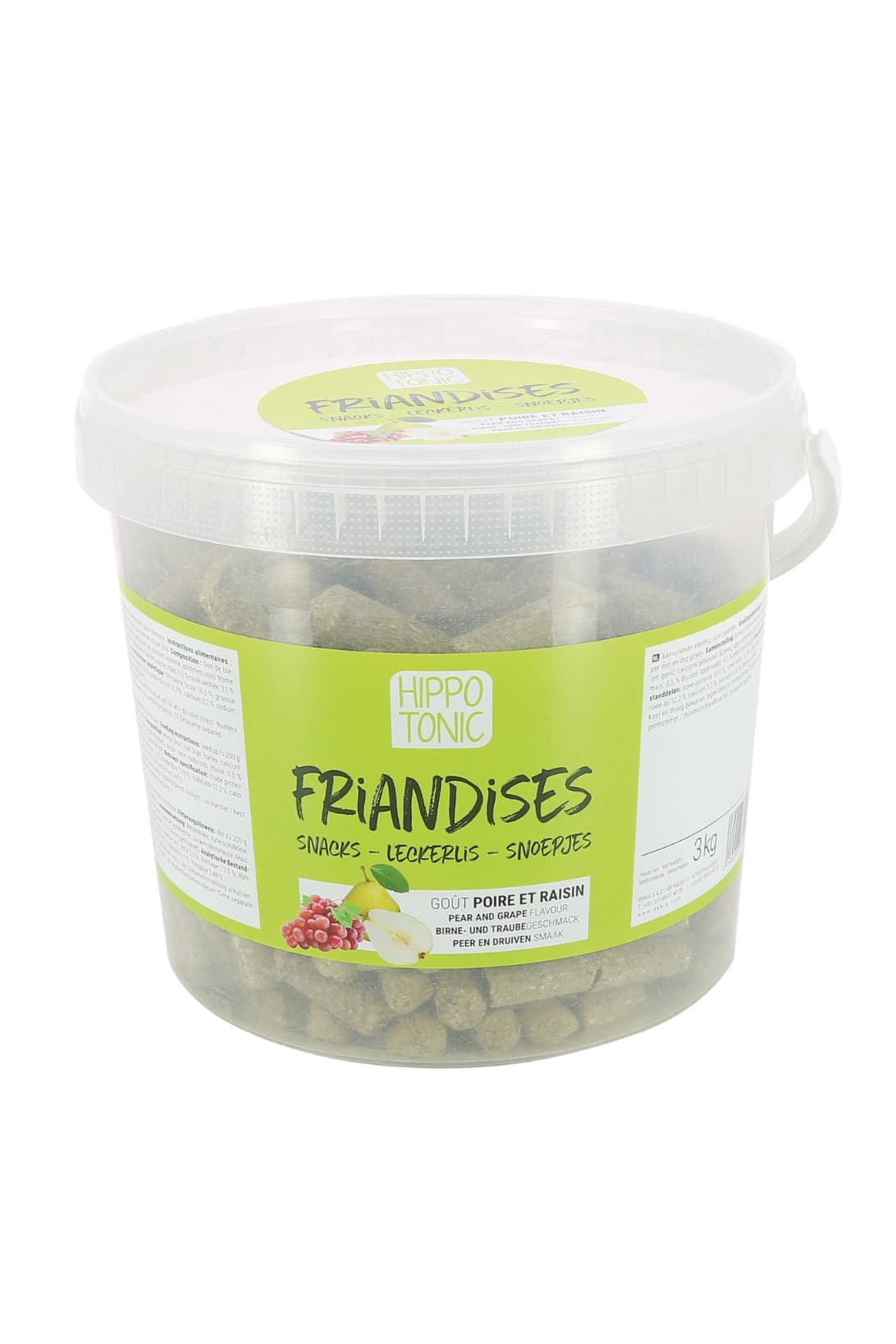 Friandises HIPPOTONIC, goût poire et raisin