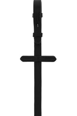 Rênes caoutchouc NORTON PRO - Dark Boucles noires