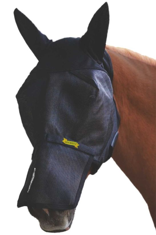 Masques anti-insectes - UltraShield Flymask, avec oreilles et protège-nez