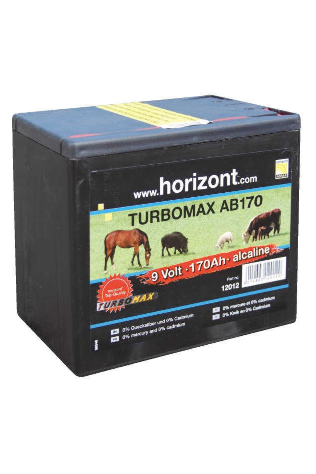 Pile HORIZONT - Turbomax AB170 9 V - 170 AH