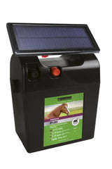 Poste à pile BEAUMONT - Paddock P180 + panneau solaire 2,5 W