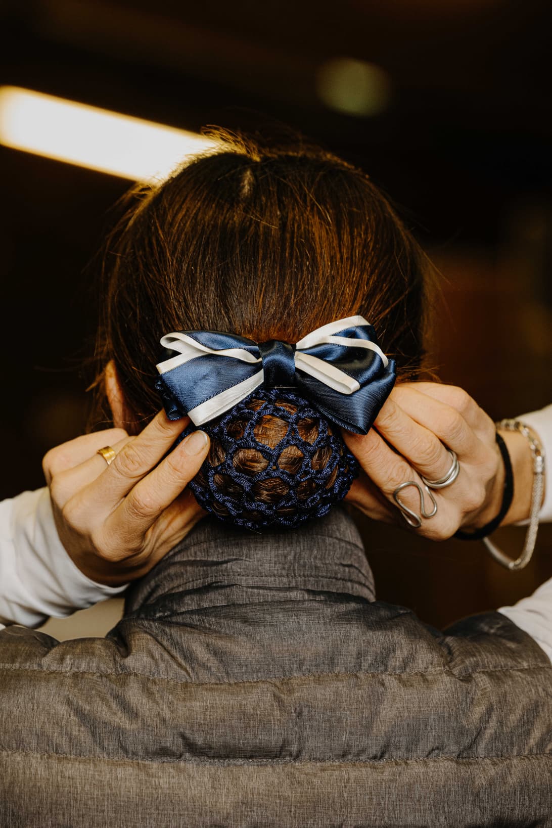 Barrette résille pour cheveux EQUITHEME - Duo