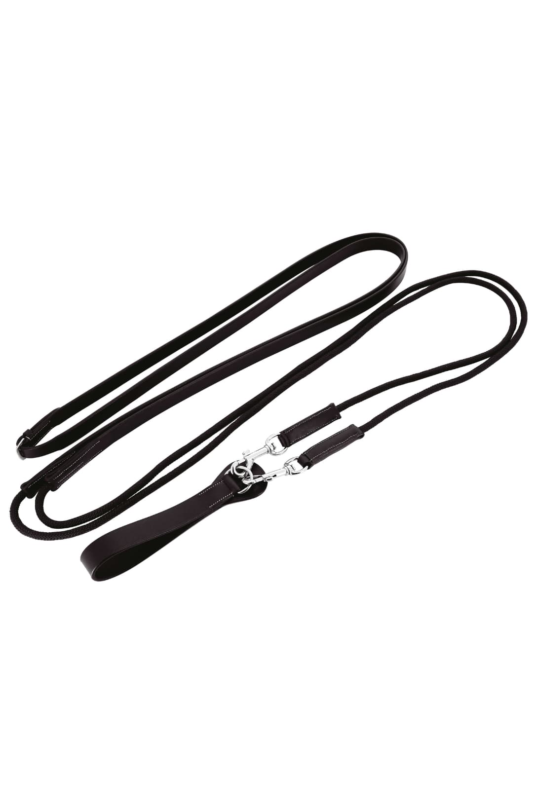 Rênes allemande NORTON PRO - Cuir/corde