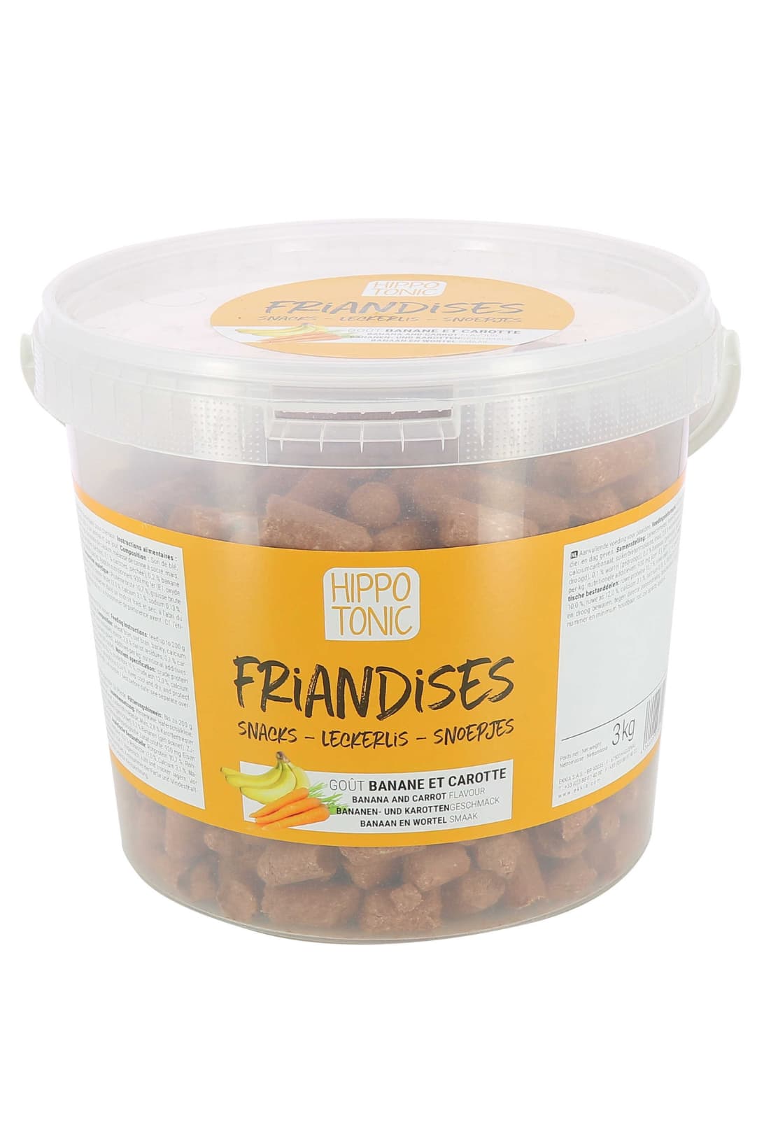 Friandises HIPPOTONIC, goût banane et carotte