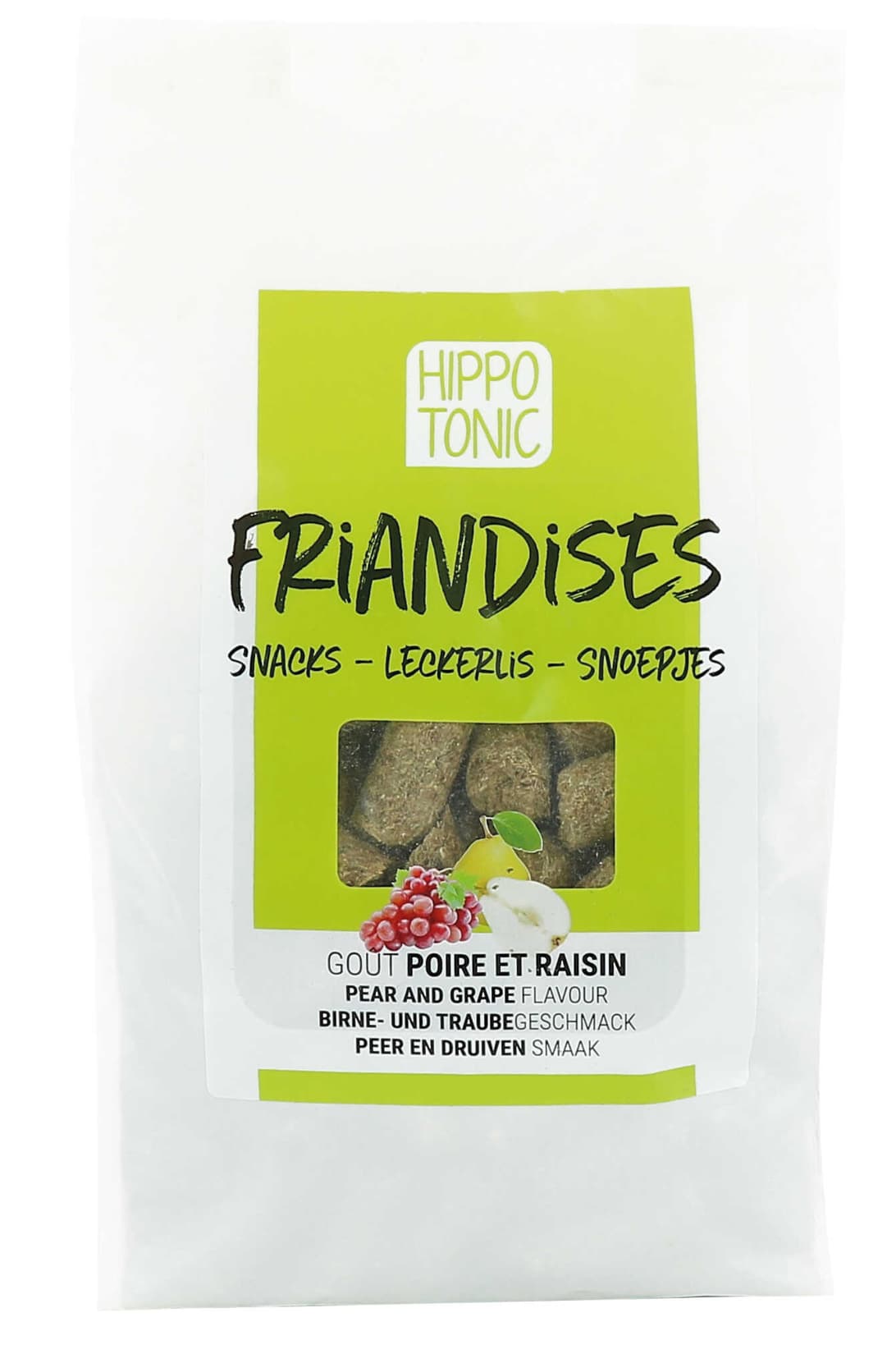 Friandises HIPPOTONIC, goût poire et raisin