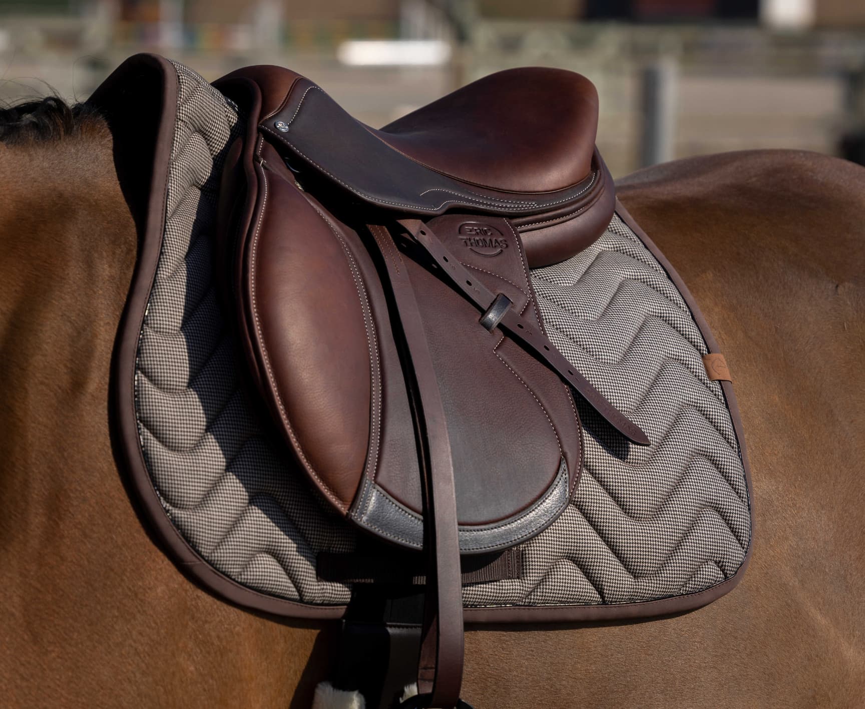 Tapis de selle EQUITHÈME - Tweedytan