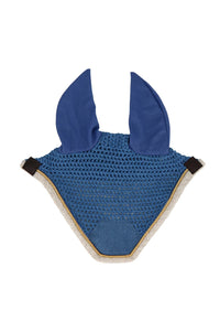 Bonnet chasse-mouches EQUITHÈME - Denim