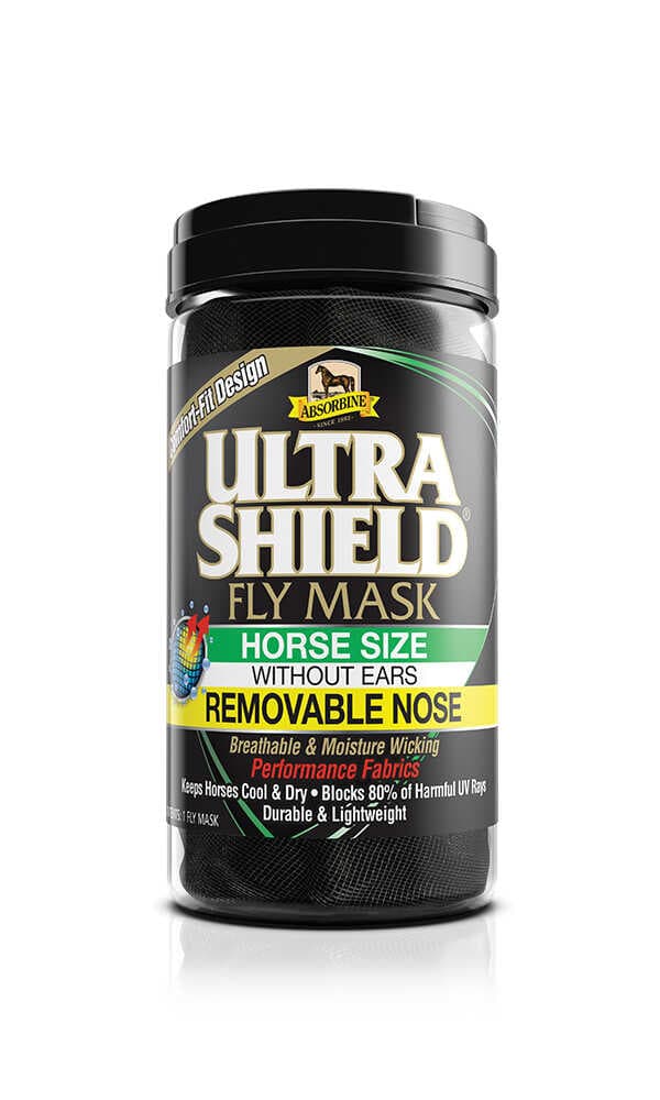 Masques anti-insectes - UltraShield Flymask, sans oreilles avec protège-nez