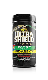 Masques anti-insectes - UltraShield Flymask, avec oreilles et protège-nez
