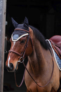 Bonnet chasse-mouches EQUITHÈME - Denim