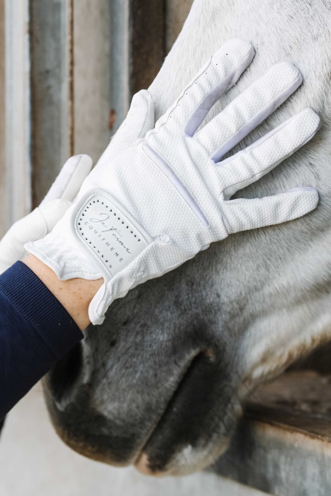 Gants Je t'aime EQUITHÈME - Strass