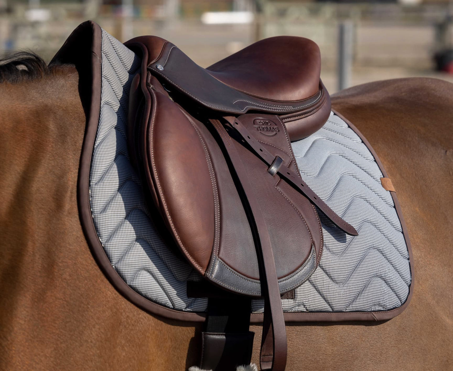 Tapis de selle EQUITHÈME - Tweedytan