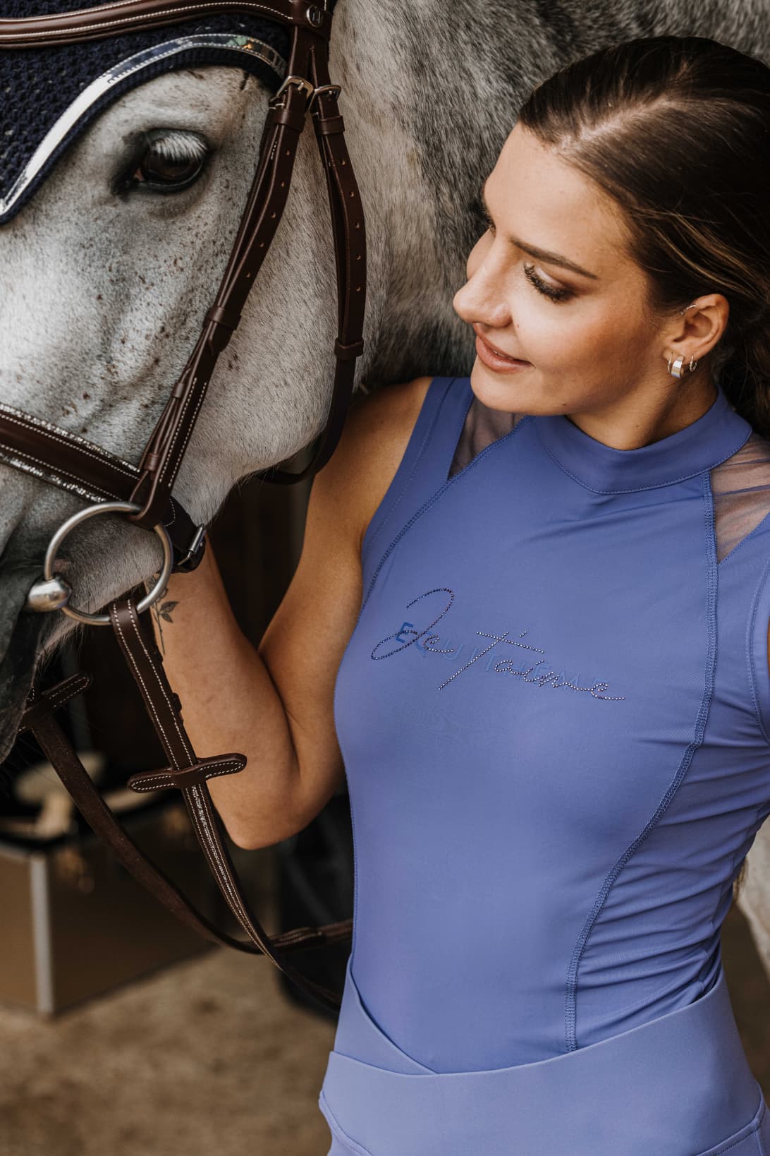 Polo Je t'aime EQUITHÈME - Alba
