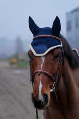 Bonnet chasse-mouches EQUITHÈME - Denim