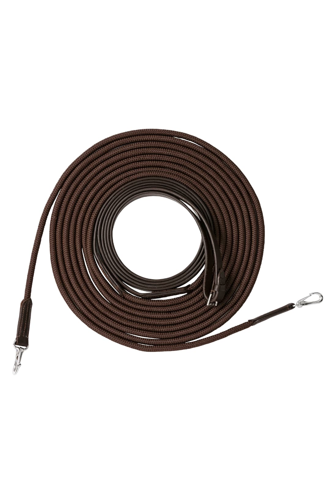 Longues rênes RIDING WORLD cuir/corde
