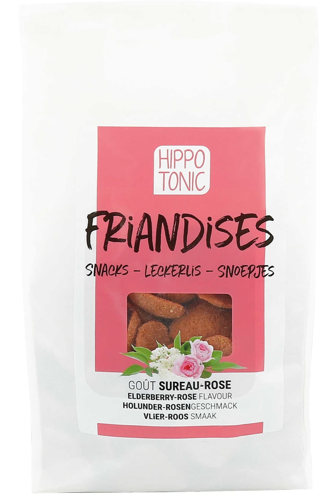 Friandises HIPPOTONIC, goût sureau-rose